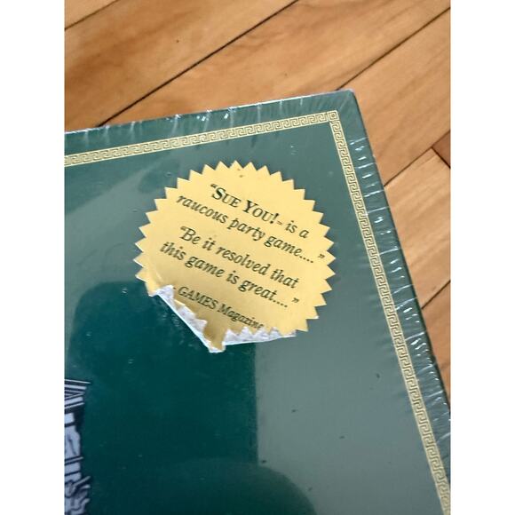 SUE YOU! Board Game The Explosive Game of Law. 1994 New and Sealed! - Picture 3 of 9